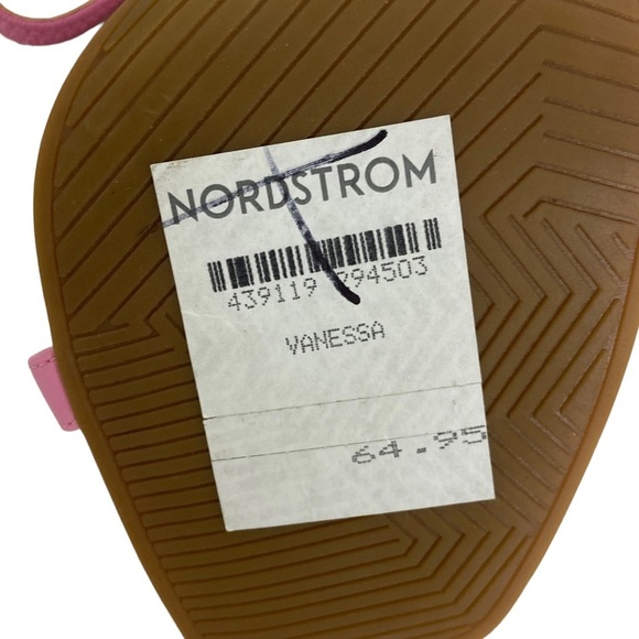 Nordstrom Square Toe Heels Size 6.5 Vanessa BP Pink‎ Begonia 4" Heeled Sandals - Picture 10 of 13